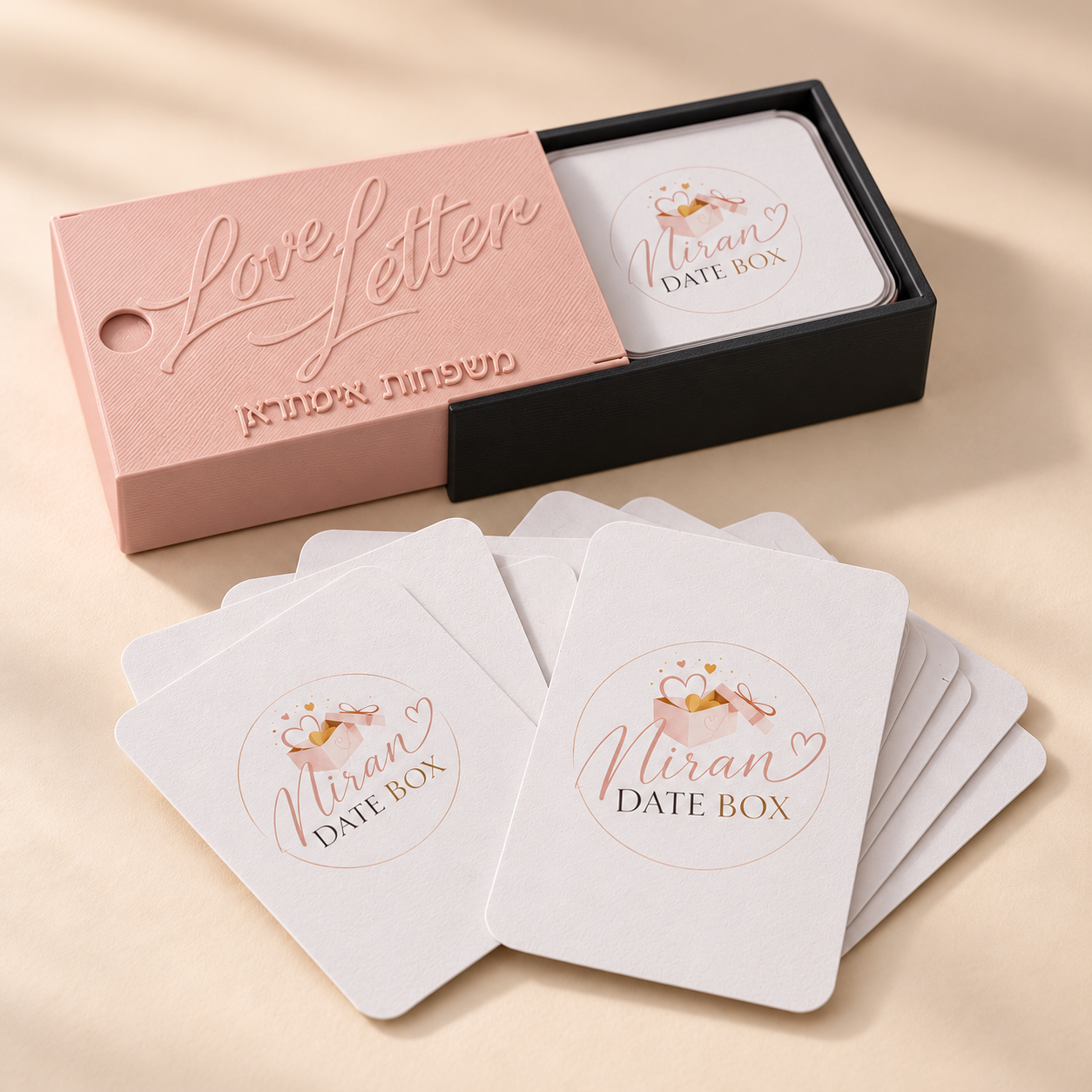 Date box- קלפי זוגיות בעיצוב אישי